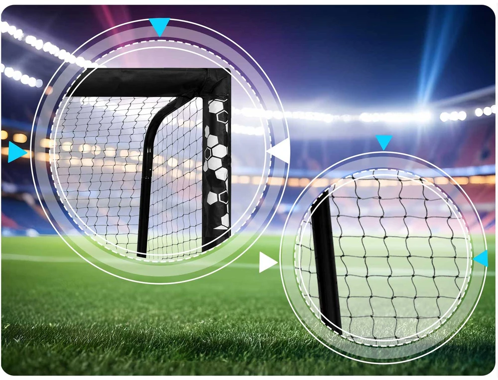Neo-Sport Futbolo vartai 300 x 200 x 120 cm NS-472 Hexagon