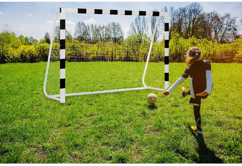 Neo-Sport Futbolo vartai 300 x 200 x 90 cm NS-465 juodai balti