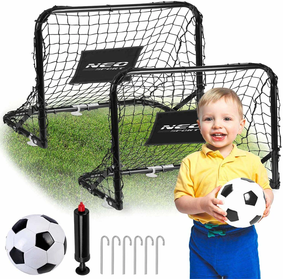 Neo-Sport Futbolo vartų rinkinys, 2 vnt., 60 x 45 x 25 cm, NS-486