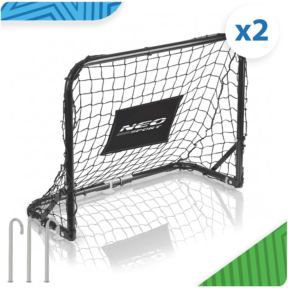 Neo-Sport Futbolo vartų rinkinys, 2 vnt., 60 x 45 x 25 cm, NS-486