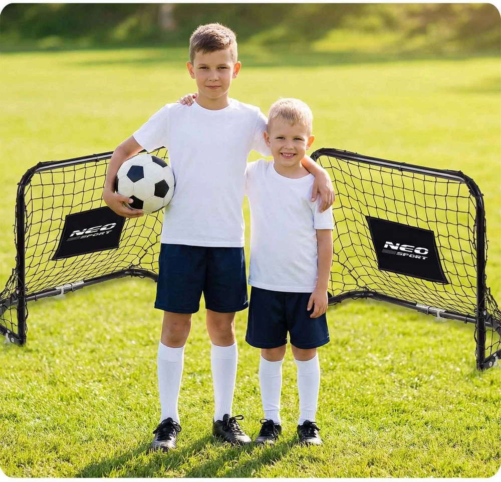 Neo-Sport Futbolo vartų rinkinys, 2 vnt., 60 x 45 x 25 cm, NS-486