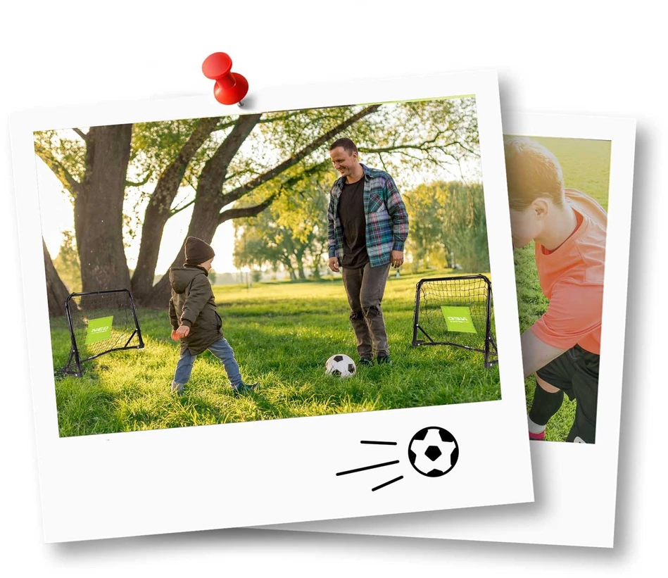 Neo-Sport SPORT Futbolo vartai – 2 rinkinys – 60 x 45 x 25 cm NS-461