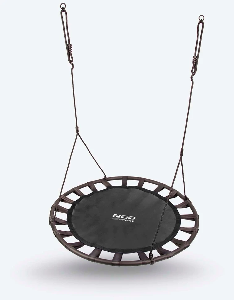 Neo-Sport Sūpynės gandro lizdui SWINGO XXL 120 cm juodos