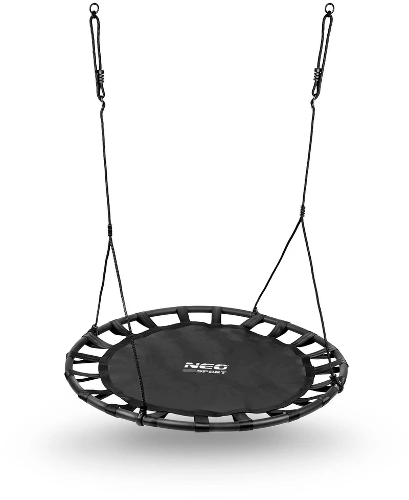 Neo-Sport Sūpynės gandro lizdui SWINGO XXL 120 cm juodos
