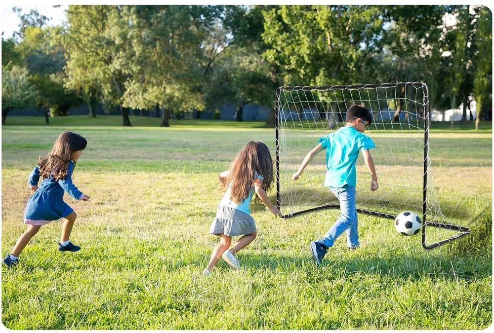 Futbolo vartai Neo-Sport 183 x 122 x 61 cm NS-492 juodi