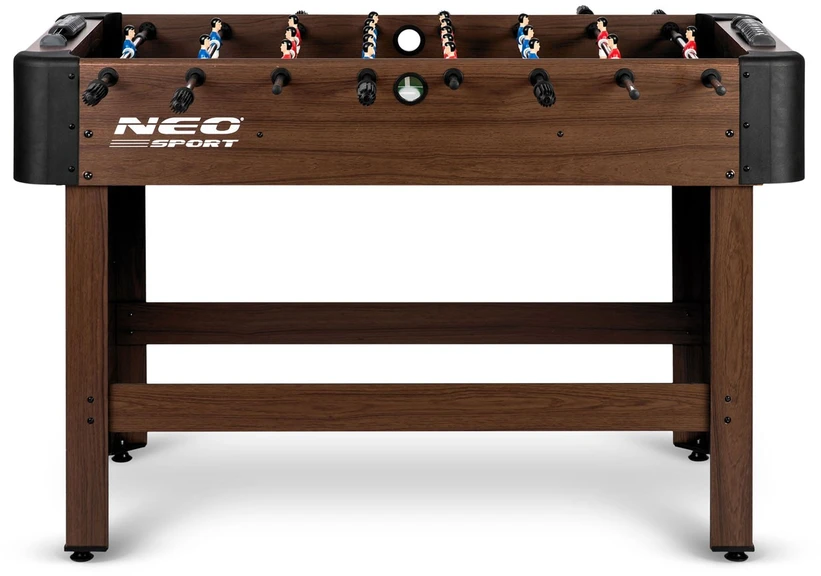 Neo-Sport stalo futbolo stalas 118 x 61 x 79 cm NS-804, tamsiai rudas