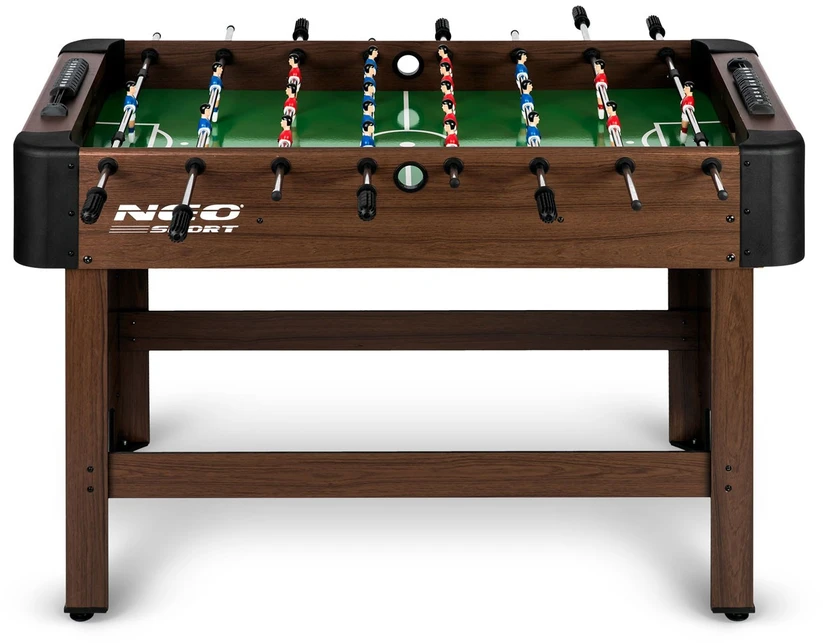 Neo-Sport stalo futbolo stalas 118 x 61 x 79 cm NS-804, tamsiai rudas