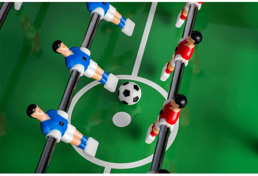 Neo-Sport stalo futbolo stalas 118 x 61 x 79 cm NS-804, tamsiai rudas