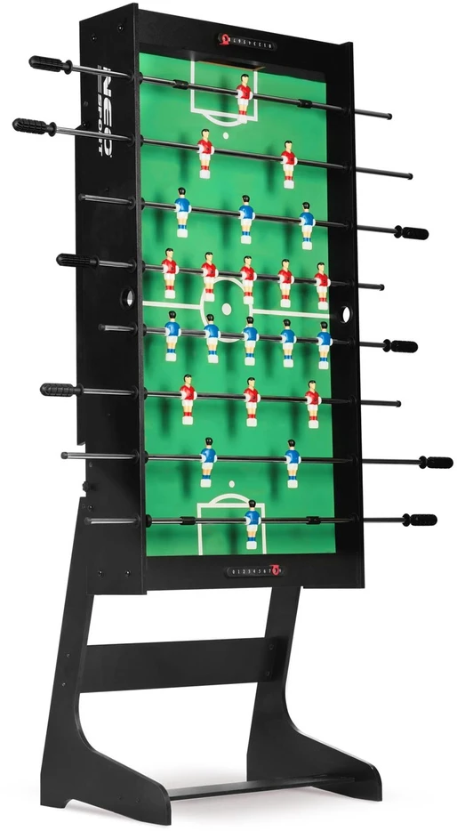 Neo-Sport Stalo futbolo stalas, didelis šeimos žaidimas, pramogos patalpose, juodas stalo futbolas