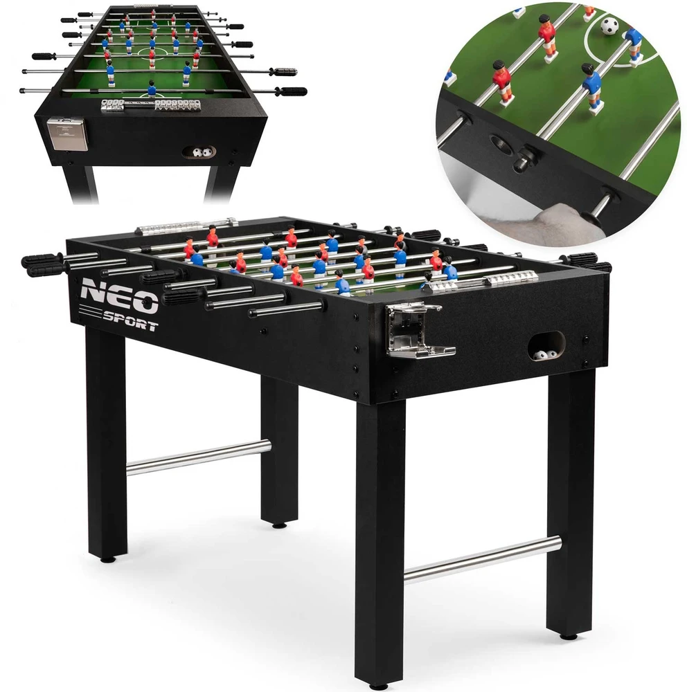 Neo-Sport Neosport NS-402 juodas stalo futbolo stalas