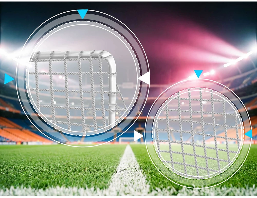 Neo-Sport Nešiojami futbolo vartai treniruotėms 183 x 122 x 61 cm NS-485
