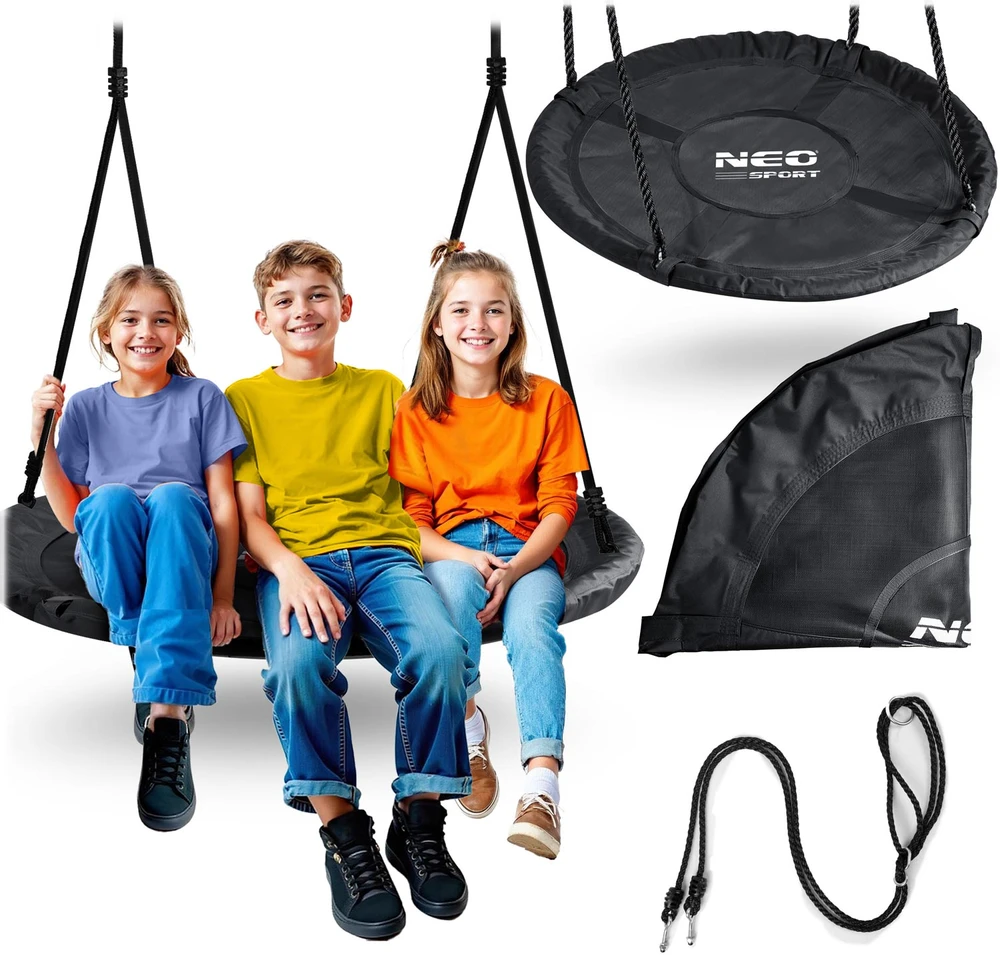 Neo-Sport SPORT Vaikiškos swingo sūpynės, Gandro lizdas, 110 cm
