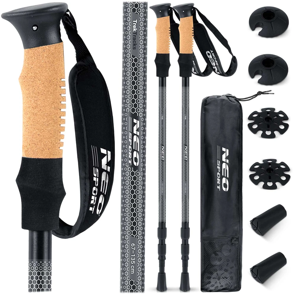 Neo-Sport NS-380 trekkingo lazdos