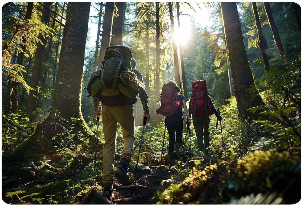 Neo-Sport NS-380 trekkingo lazdos