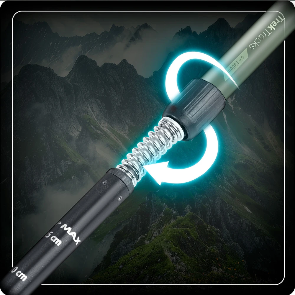 Neo-Sport NS-381 trekkingo lazdos