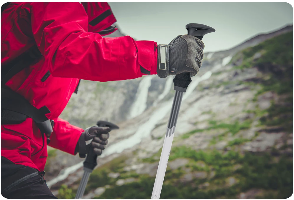 Neo-Sport NS-381 trekkingo lazdos