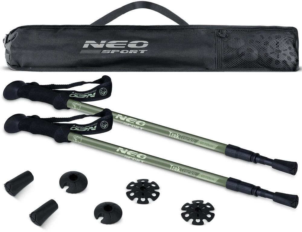 Neo-Sport NS-381 trekkingo lazdos