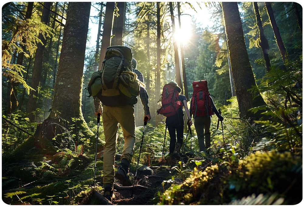 Neo-Sport NS-382 trekkingo lazdos