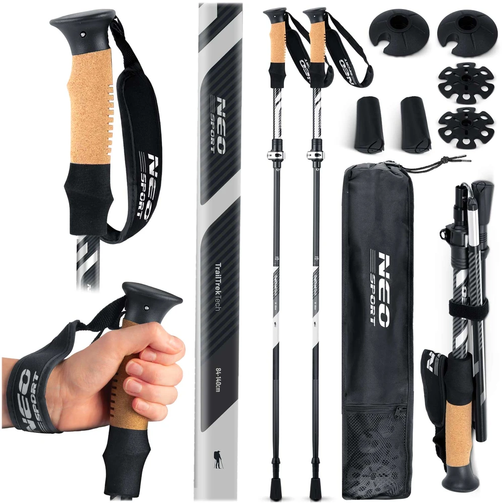 Neo-Sport NS-382 trekkingo lazdos