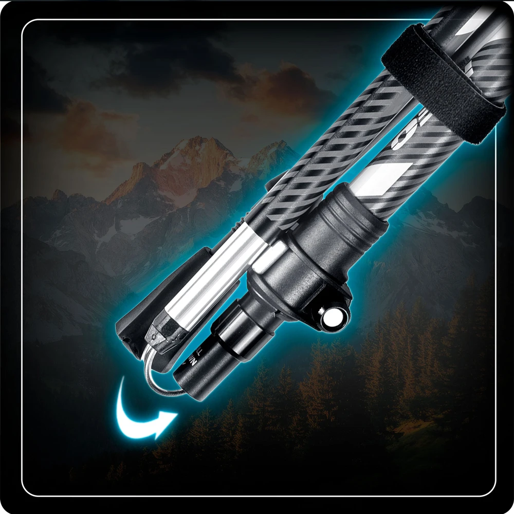 Neo-Sport NS-382 trekkingo lazdos