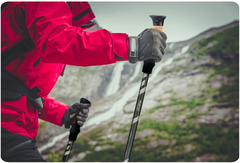 Neo-Sport NS-382 trekkingo lazdos