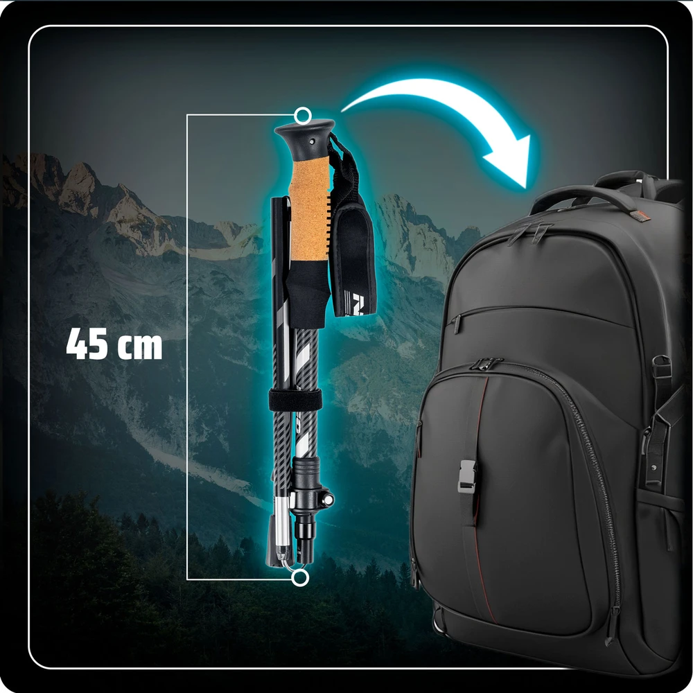 Neo-Sport NS-382 trekkingo lazdos