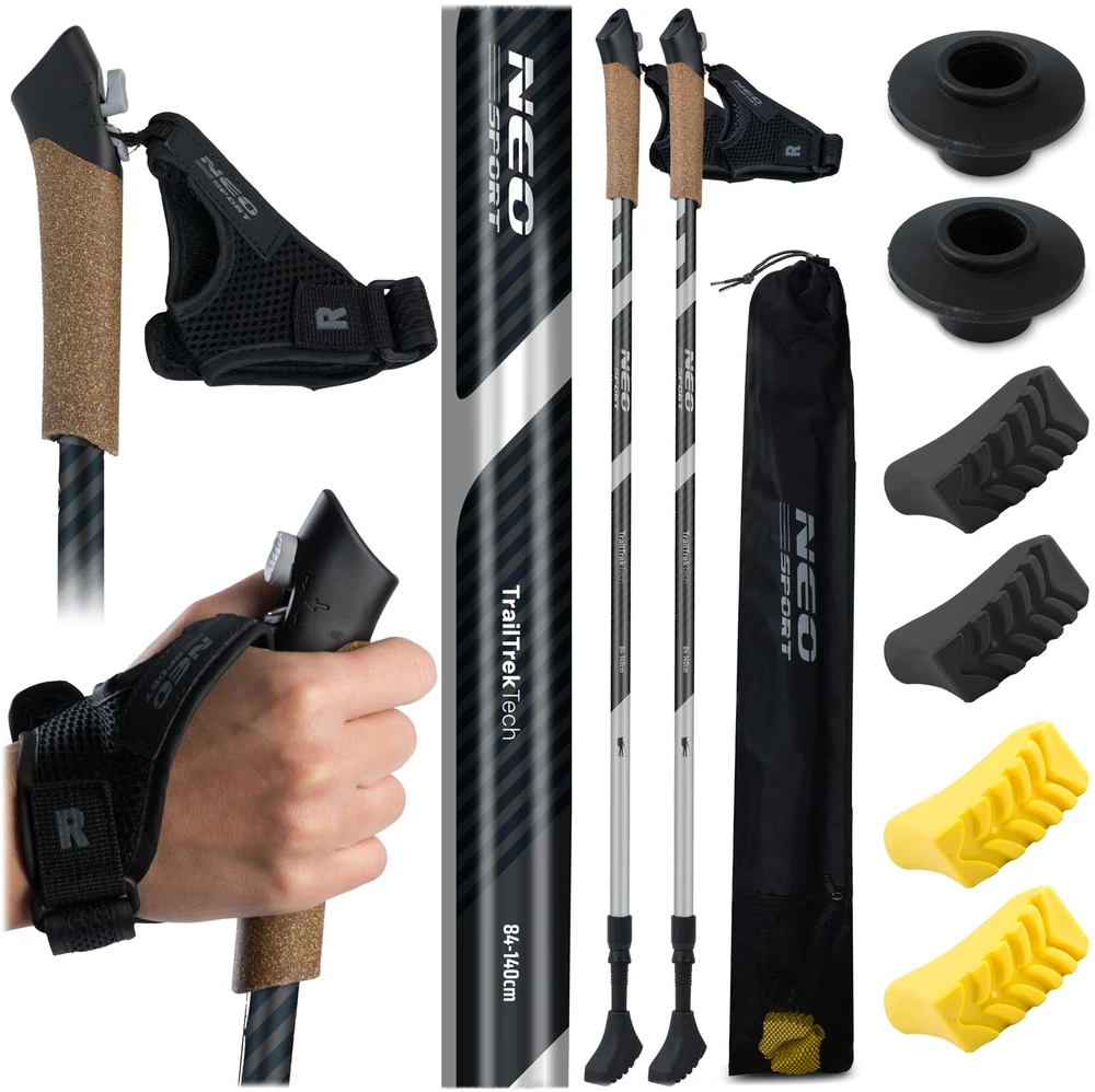 Neo-Sport NS-383 trekkingo lazdos