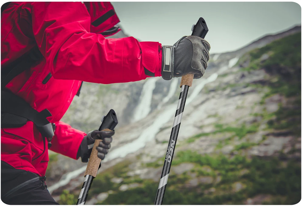 Neo-Sport NS-383 trekkingo lazdos