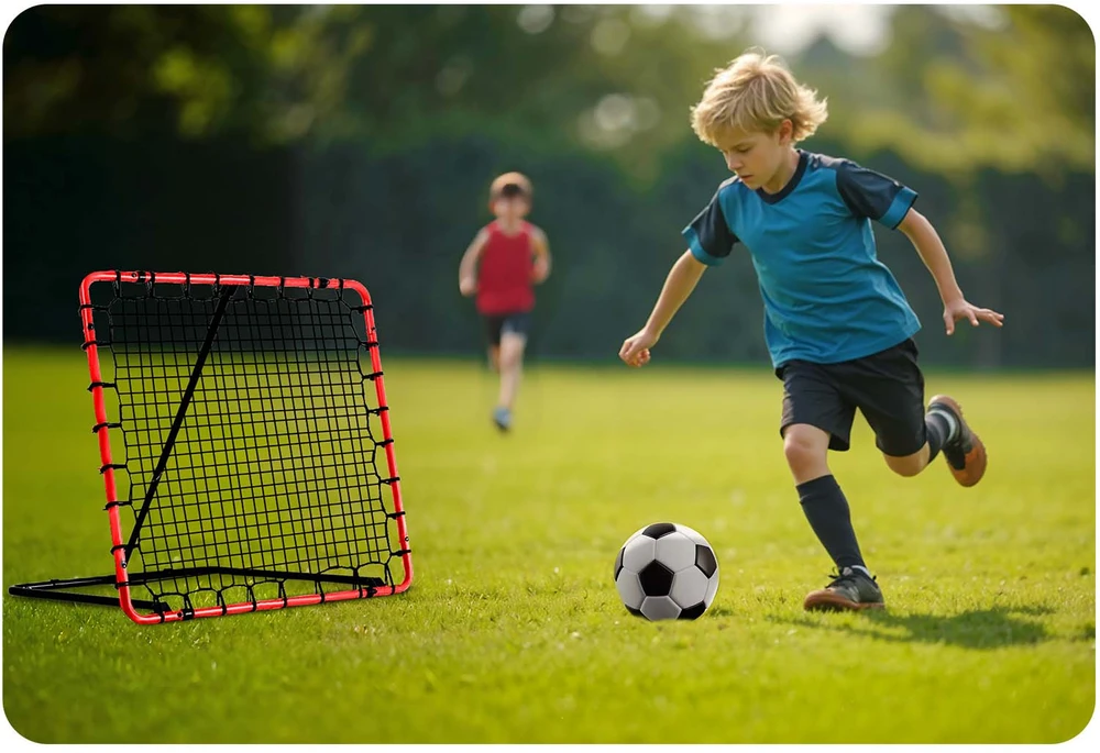 Neo-Sport NS-491 treniruočių vartai rebounder 120 x 120 cm