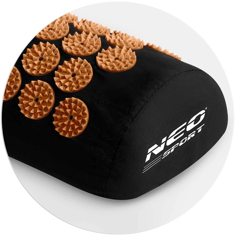 Neo-Sport NS-901 juodai auksinis masažo kilimėlis su adatėlėmis