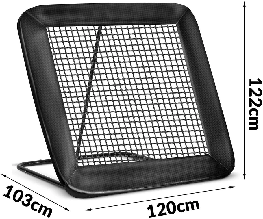 Neo-Sport Futbolo atmušėjo tinklas, treniruočių vartai futbolui, 122 x 120 cm, nešiojama futbolo treniruočių įranga, futbolo treniruočių pagalbinė priemonė