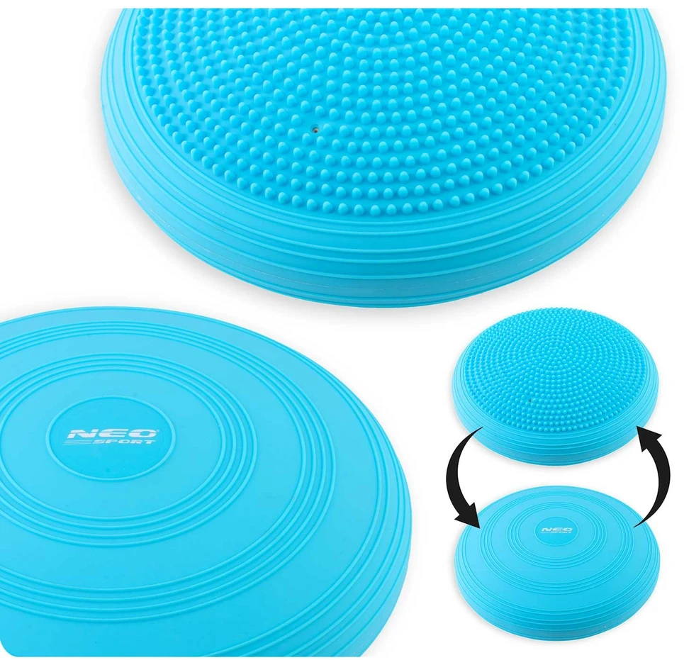 Neo-Sport Sensorinė mankštos pagalvė 33 cm NS-958 mėlyna