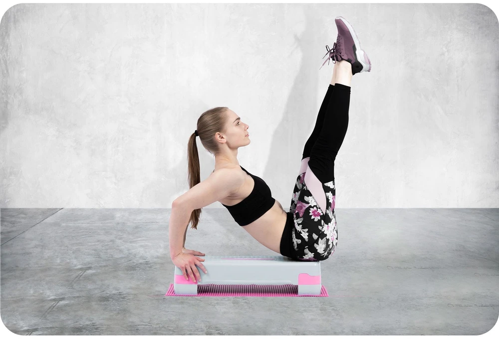 Neo-Sport 2 pratimo pakopos lygiai NS-401 rožinė