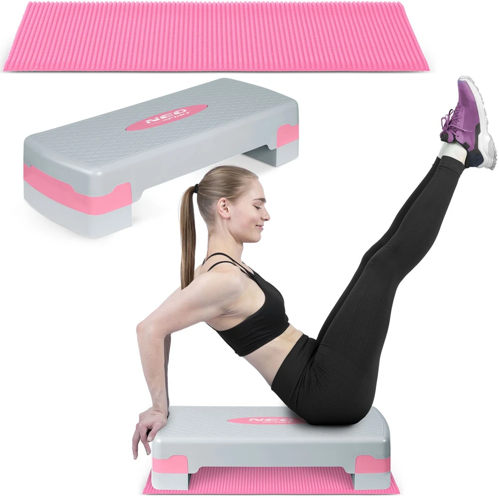 Neo-Sport 2 pratimo pakopos lygiai NS-401 rožinė