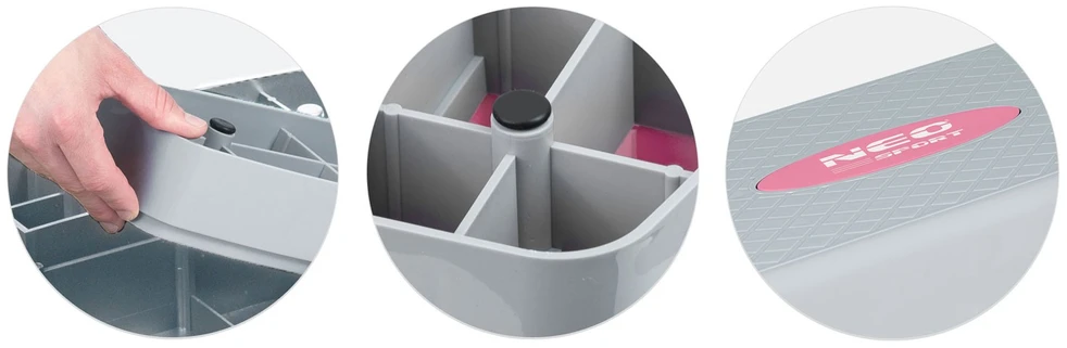 Neo-Sport 2 pratimo pakopos lygiai NS-401 rožinė
