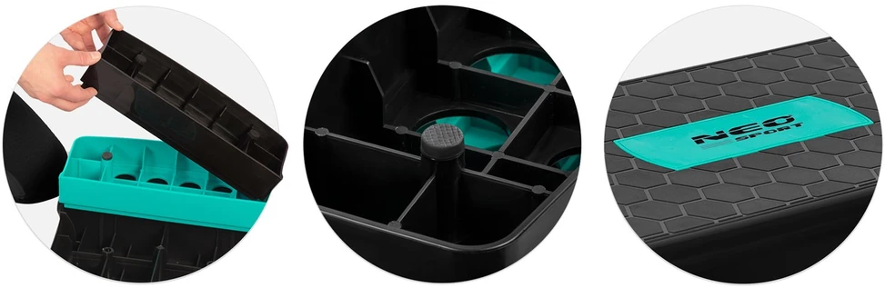 Neo-Sport 3 pratimo žingsnio lygiai NS-402 turkio spalvos