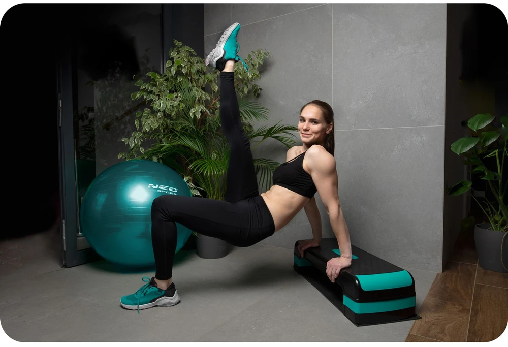 Neo-Sport 3 pratimo žingsnio lygiai NS-402 turkio spalvos