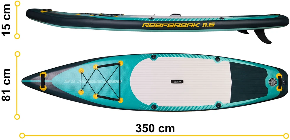 Neo-Sport SUP lenta Reefbreak 350 x 81 x 15 cm 170303