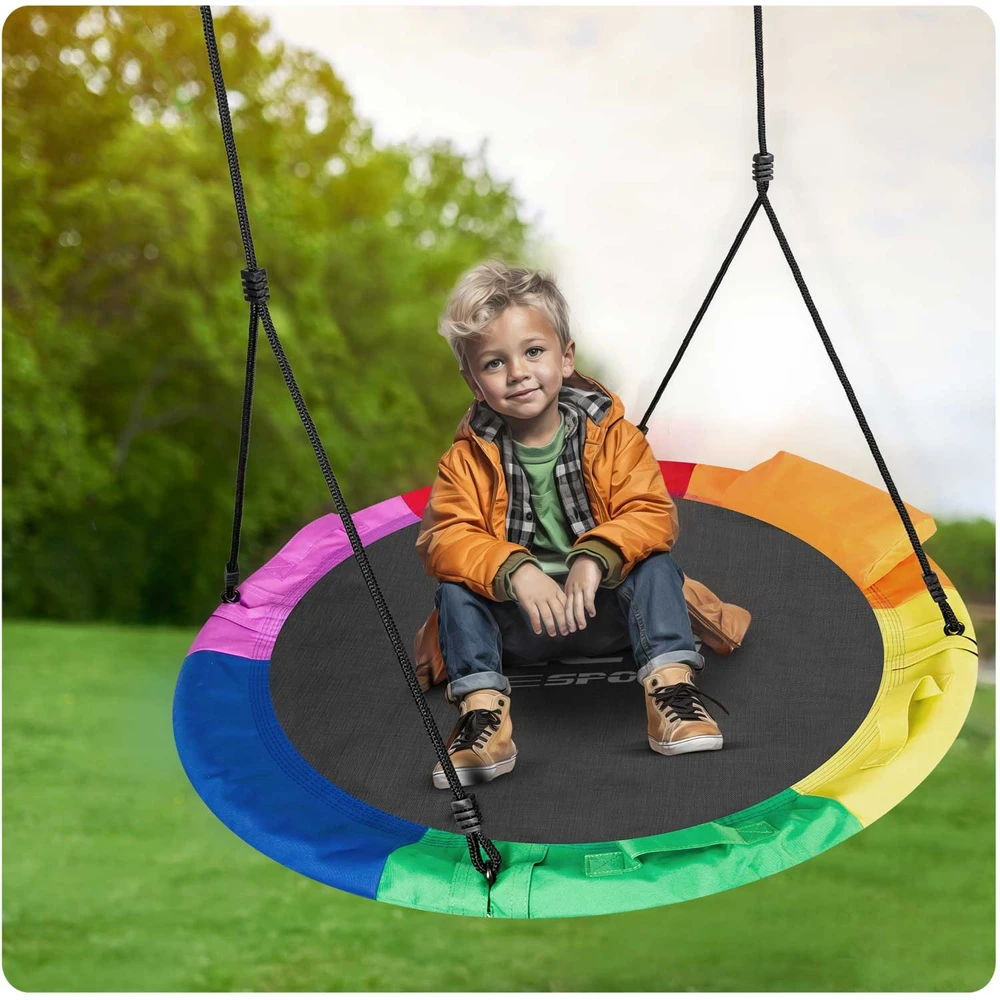 Neo-Sport Swingo XXL Vaikiškos sūpynės, įvairiaspalvės, 120 cm