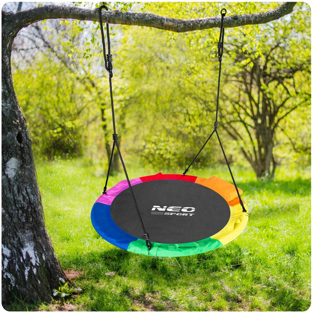 Neo-Sport Swingo XXL Vaikiškos sūpynės, įvairiaspalvės, 95 cm