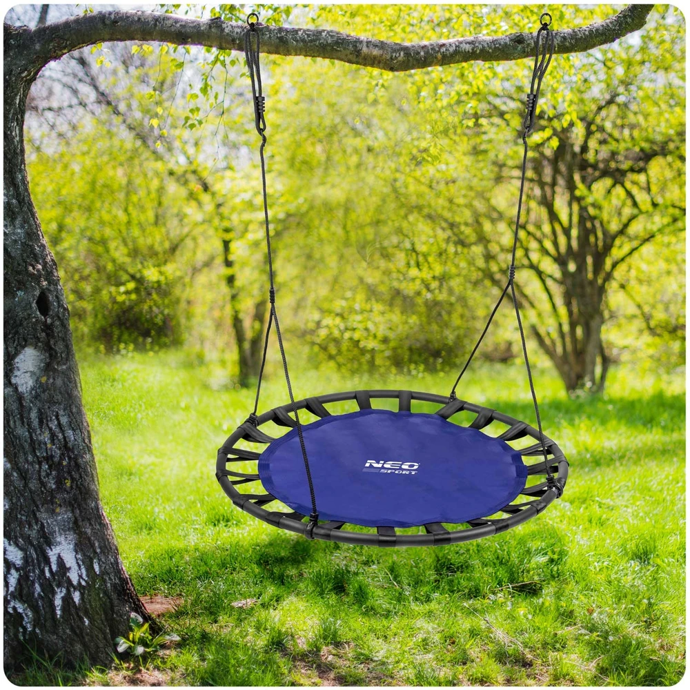 Neo-Sport Sūpynės gandro lizdui SWINGO XXL 120 cm mėlynos