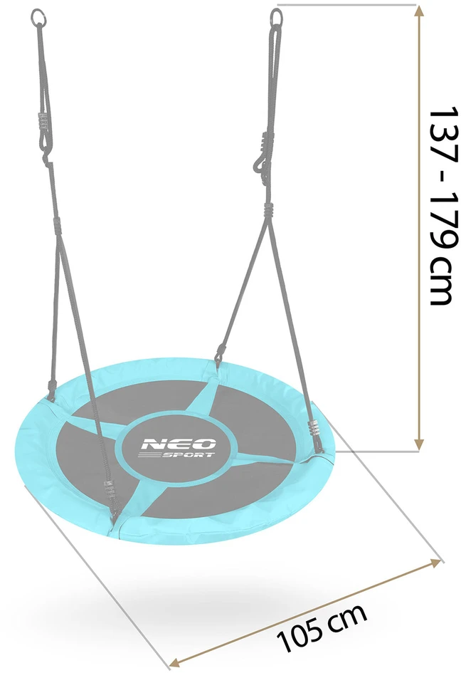 Neo-Sport Swingo 100 cm bociano lizdo sūpynės