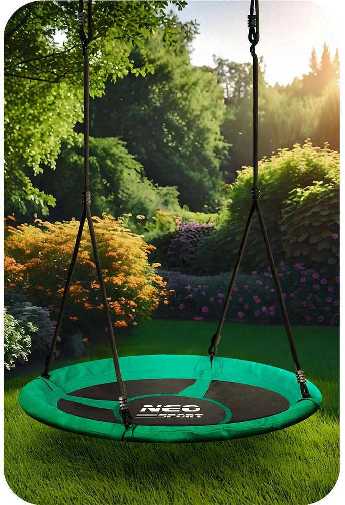 Neo-Sport SPORT Vaikiškos swingo sūpynės, Gandro lizdas, 110 cm