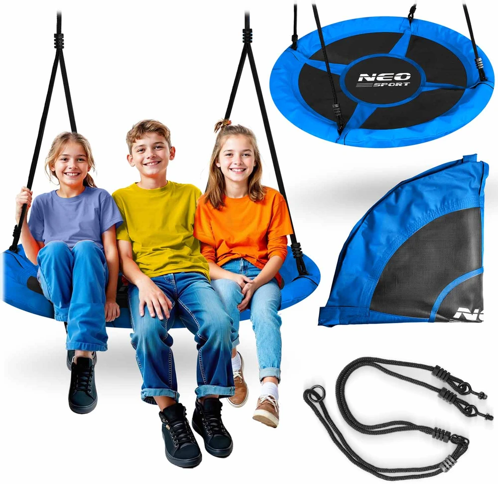 Neo-Sport SPORT Vaikiškos swingo sūpynės, Gandro lizdas, 110 cm