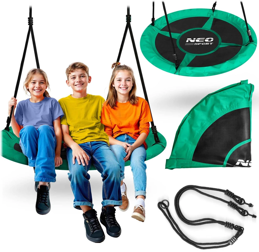 Neo-Sport SPORT Vaikiškos swingo sūpynės, Gandro lizdas, 110 cm