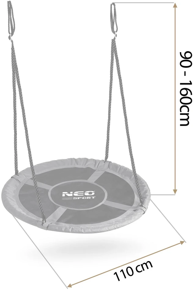 Neo-Sport Swingo 110 cm sūpynių lizdas