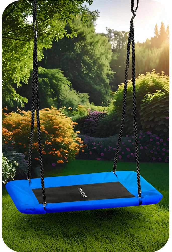 Stačiakampės gandro lizdo sūpynės Neo-Sport Swingo 110 x 70 cm
