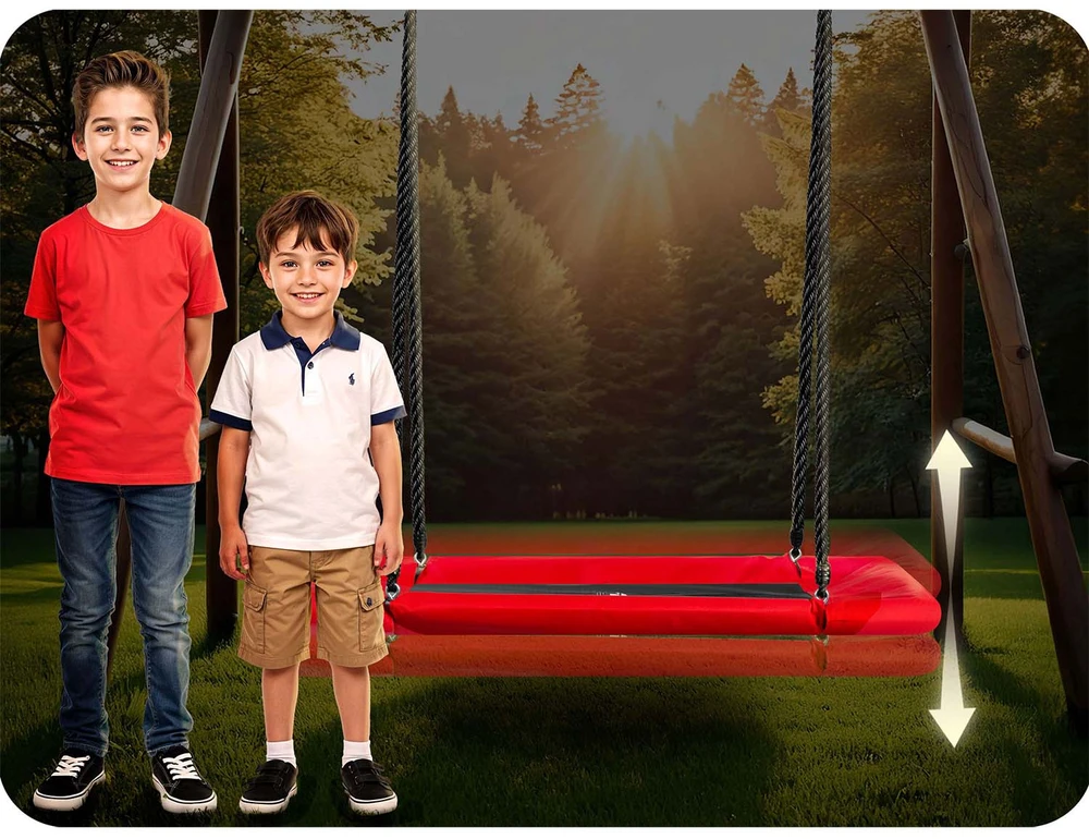 Neo-Sport Swingo 110 x 70 cm stačiakampės lizdo formos sūpynės