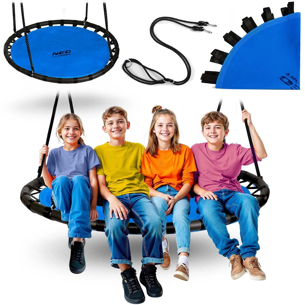 Neo-Sport SPORT Vaikiškos swingo sūpynės, Gandro lizdas, 120 cm
