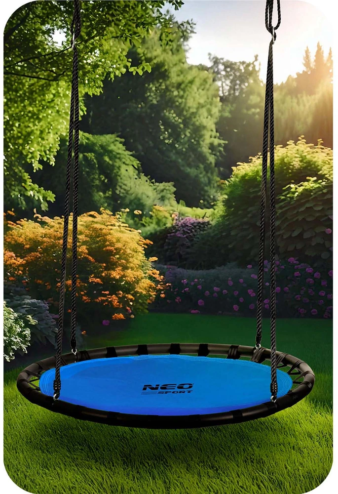 Neo-Sport SPORT Vaikiškos swingo sūpynės, Gandro lizdas, 120 cm